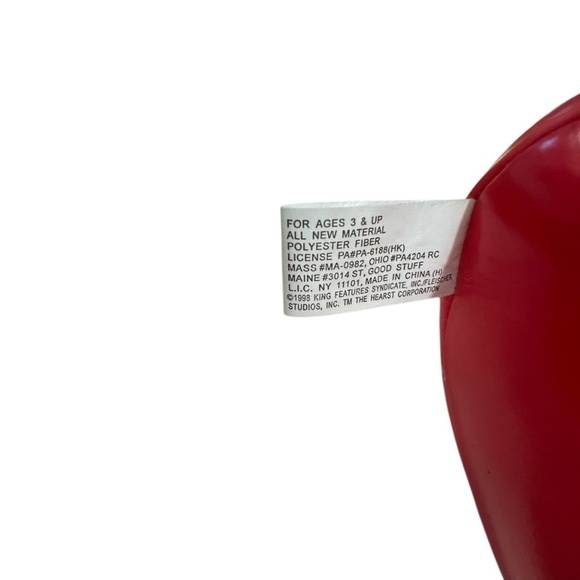 Betty Boop Valentine Love Boat Plush 1998 Vintage - Picture 5 of 7